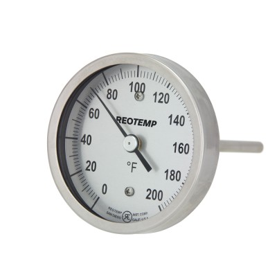 Back Connect Bimetal Thermometer