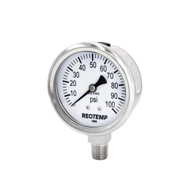 Industrial Stainless Steel Gauges 2.5"
